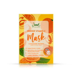 Orange Vitamin C Sheet Mask | Glow & Hydration | Natural Skincare